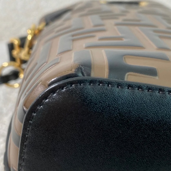 Authentic Fendi Mon Tresor Brown Leather mini-bag - Picture 11 of 16